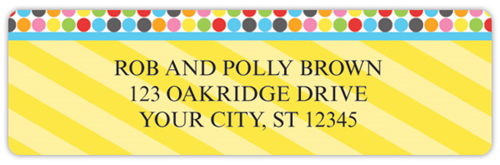 Bright Pop Address Labels