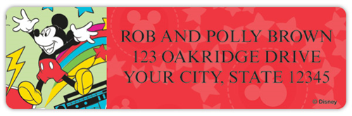 Mickey and Pals Address Labels