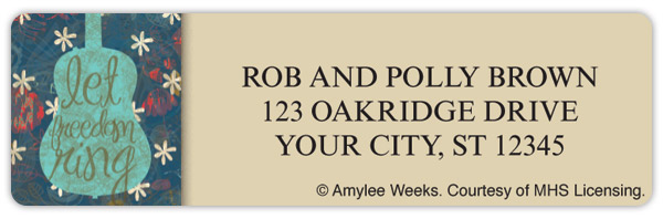 Brave & Free Address Labels