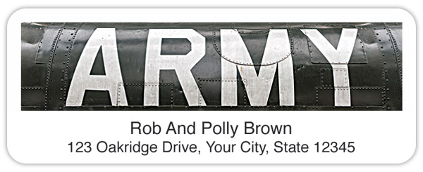 Army Address Labels