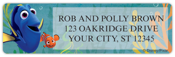 Finding Dory Address Labels