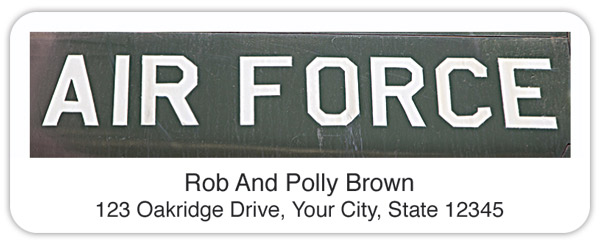 Air Force Address Labels