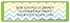 Floral Chevron Address Labels Image 4