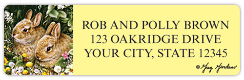 Woodland Animals Address Labels