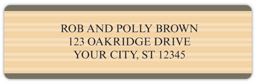Timeless Stripes Address Labels