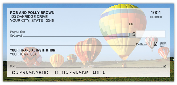 Hot Air Balloons Checks