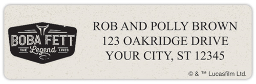 Book of Boba Fett Address Labels
