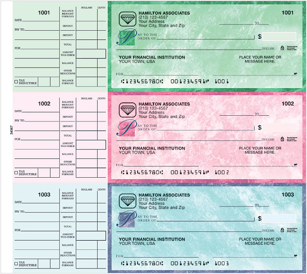 Neo-Classic Desk Checks