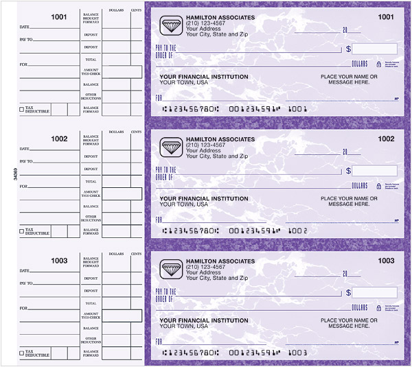 Lavender Park Avenue Desk Checks