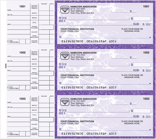 Lavender Park Avenue Desk Checks