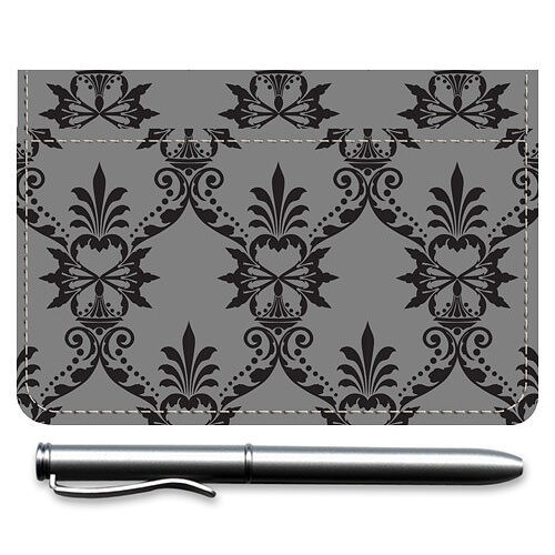 Soho Black Damask Debit Caddy