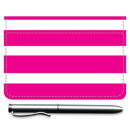 Soho Hot Pink Pinstripes Debit Caddy
