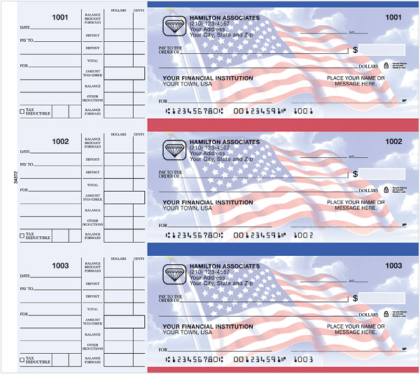 Stars & Stripes Desk Checks
