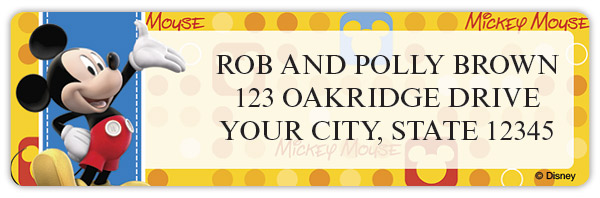 Mickey Fun-Tastic Sheet Labels