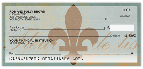 Fleur de Lis Checks