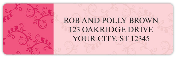 Modern Fleur Address Labels