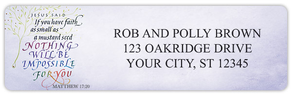 For God Address Labels