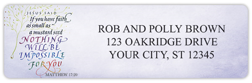 For God Address Labels