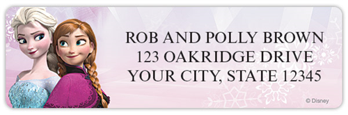 Frozen Address Labels