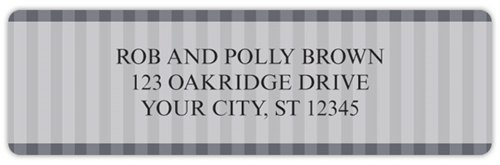 Classic Grey Address Labels