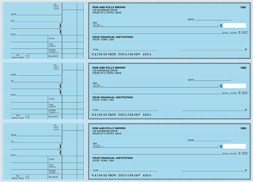 Classic Safety Blue General Purpose Checks