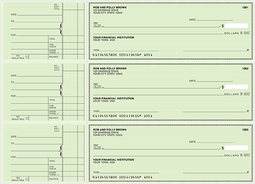 Classic Safety Green General Purpose Checks
