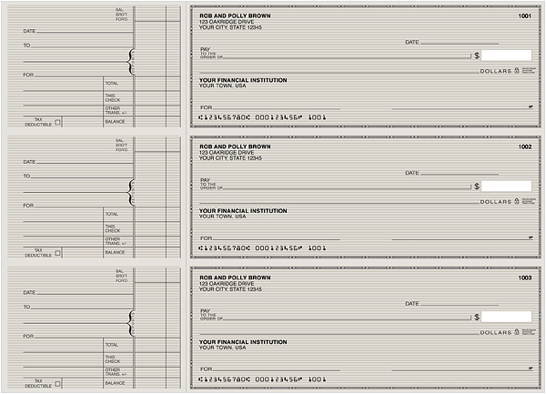 Classic Safety Gray General Purpose Checks
