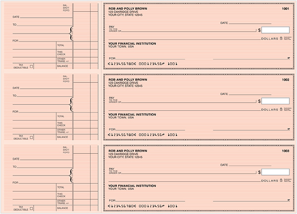 Classic Safety Pink General Purpose Checks