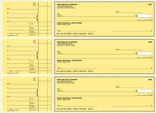 Classic Safety Yellow General Purpose Checks
