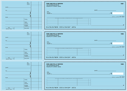 Blue Safety Accounts Payable Checks