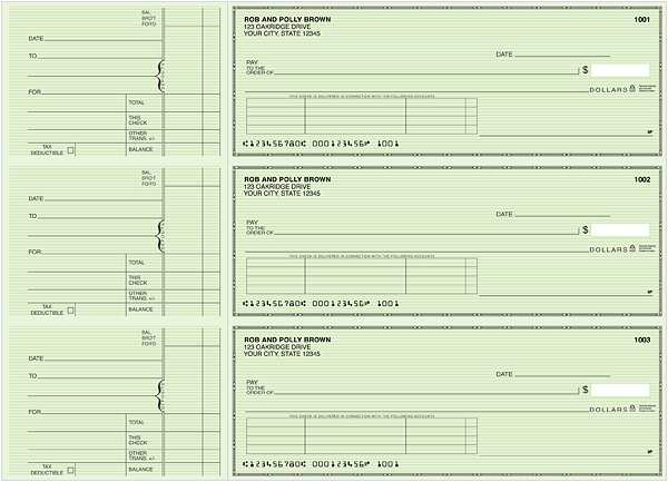 Green Safety Accounts Payable Checks