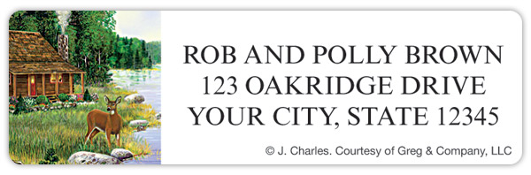 Camping Address Labels