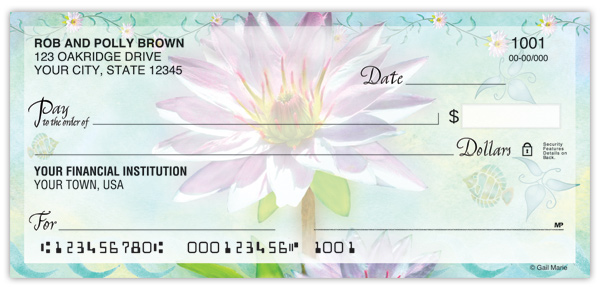 Gail Marie Colorful Blooms Checks
