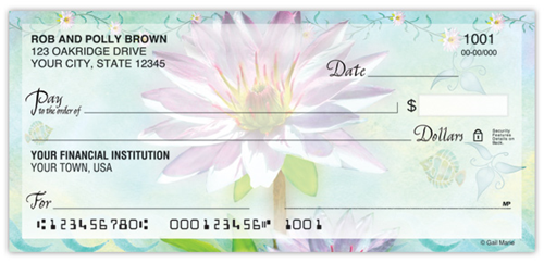 Gail Marie Colorful Blooms Checks