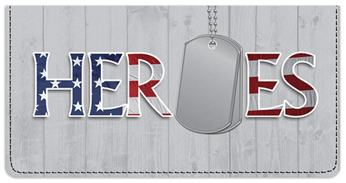 Heroes Checkbook Cover