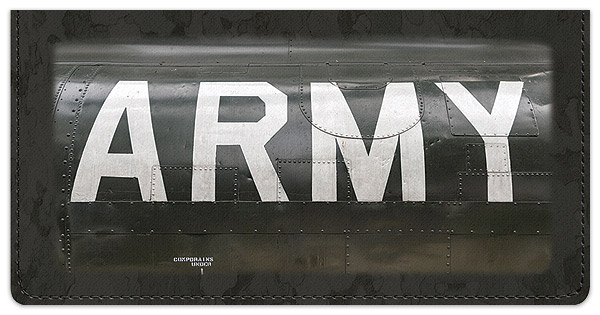 Army Checkbook Cover