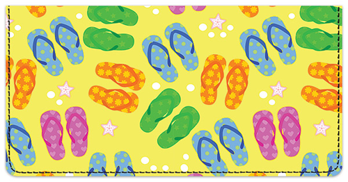Flip Flops Checkbook Cover