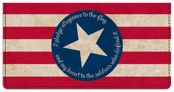 Proud of our Soldiers Checkbook Cover