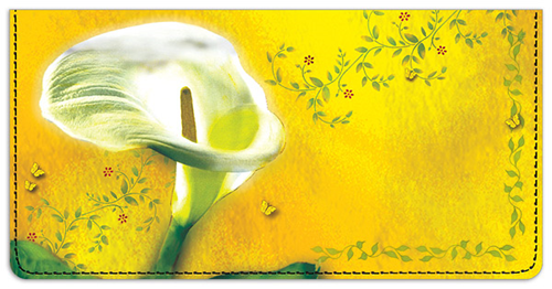 Gail Marie Colorful Blooms Checkbook Cover