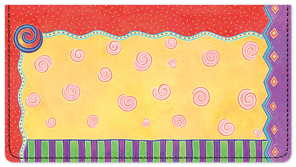 Confetti Checkbook Cover