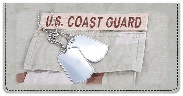 U.S. Coast Guard Checkbook Cover