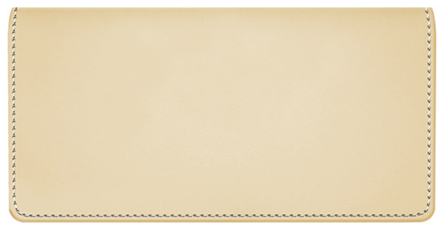 Tan Checkbook Cover
