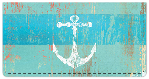 Beachy Stripes Checkbook Cover