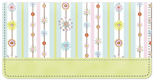 Pompon Checkbook Cover