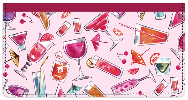 Happy Hour Checkbook Cover