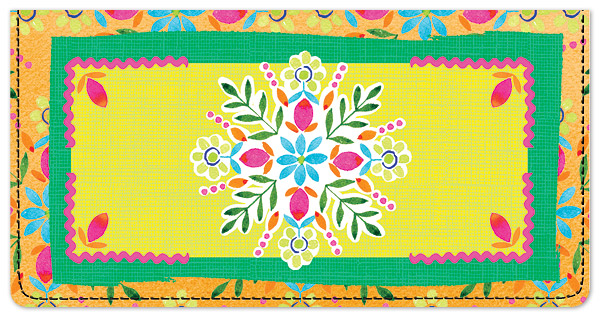 Fiesta Checkbook Cover