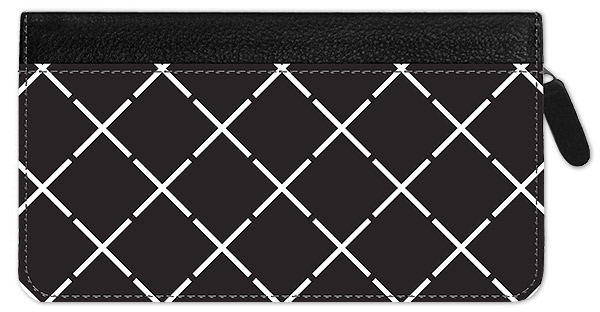Soho Big Blocks Zippered Leather Cover