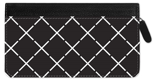 Soho Big Blocks Zippered Leather Cover