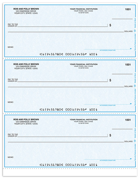 Blue Laser Draft Checks