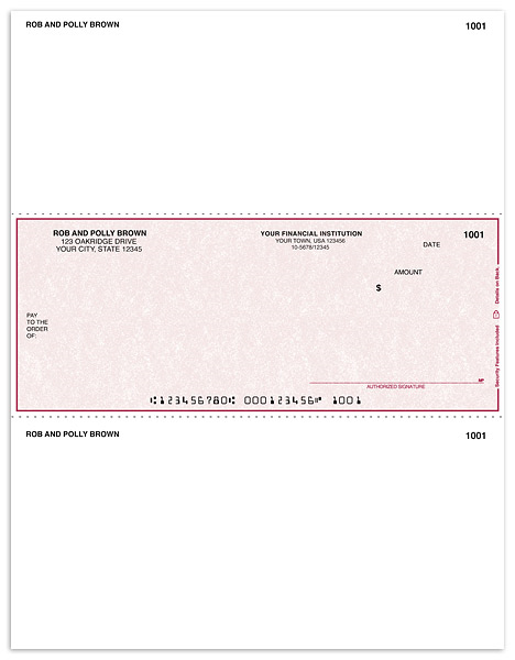 Maroon Laser Check in Middle